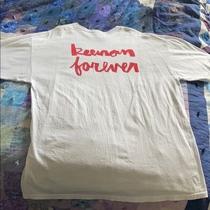 Huf Keenan Forever shirt in White/red XL